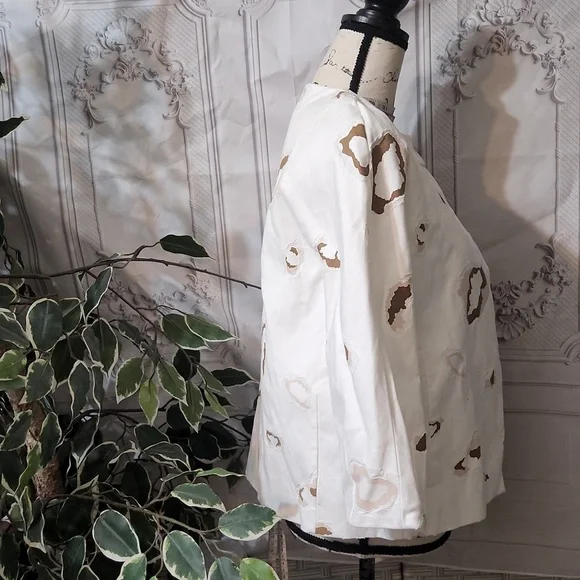 Massimo Dutti Trend Coat Cropped Jacket 6 NWT - Picture 4 of 9